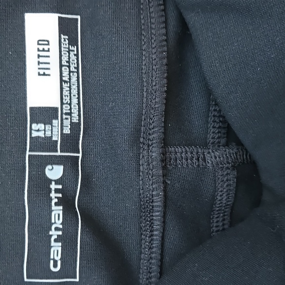 CARHARTT FITTED FORCE BLACK LEGGING LEGGINGS OUTDOOR WORK PANTS XS - Picture 5 of 12
